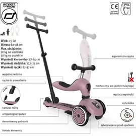 Scoot & Ride Scoot and Ride Highwaykick 1 Push and Go Wildberry
