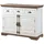 MASSIVMOEBEL24.DE Sideboard 120 x 90 x 45 cm Weiß