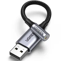 UGREEN USB auf 3.5mm Klinke Adapter Soundkarte für Computer,