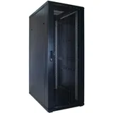 danicom DSI serverkast met geperforeerde deur 600x1000x1600mm (BxDxH) 32 HE 19” Serverschrank, Schwarz