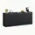 Okwish Sideboard 170 x 70,5 x 40 cm Schwarz