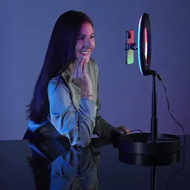 Hama Ringlicht LED-RGB schwarz