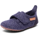 Bisgaard Unisex Kinder Casual Wool Slipper, Blau, 33 EU