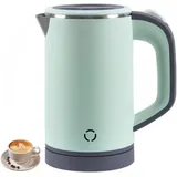 Kleiner Reise-Wasserkocher 800 ml, Reise-Wasserkocher, 5 Minuten, tragbarer Wasserkocher, Mini-Camping-Wasserkocher, leise,