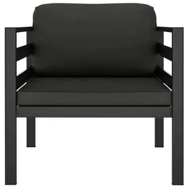 vidaXL Garten-Lounge-Set 3-tlg. anthrazit