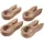 BUTLERS Eierbecher, MANGO DAYS 4er-Set in Braun, Holz, 6x2x12 cm, Tischkultur | Servieren, Eierbecher