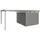 Biohort Seitendach Gr. L HighLine H5/6 282 x 315 x 222 cm Grau