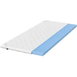 Wellbe Matratzentopper 180x200 4 cm Matratzenauflage mit Visco Waschbar Komfort