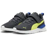 Puma Anzarun Lite AC PS Kinder Sneaker mit Klettverschluss 43 galactic gray/lemon sherbert/black 32