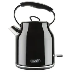 Wasserkocher bourgini nostalgic water kettle deluxe schwarz 1.78l
