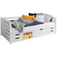 TICAA Sofabett Naomi inkl. Funktionsschubkästen, 90x200
