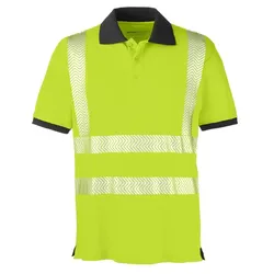 Wanschutz-Poloshirt "ORLANDO" UV-Schutz - XS - gelb/grau