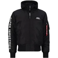 Alpha Industries MA-1 D-Tec SE Jacke - Black / White - L