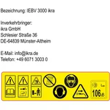 Ikra mogatec Ikra Elektro Laubsauger /-bläser IEBV 3000 3.000 Watt