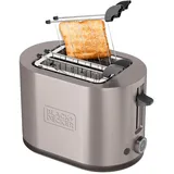 Black & Decker BXTOA901E 900W Toaster Toaster, Silber