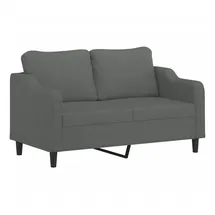 vidaXL 2-Sitzer-Sofa Dunkelgrau 140 cm Stoff