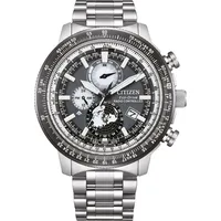 Citizen Funk-Multifunktionsuhr »Promaster Geo Trekker«, Armbanduhr, Solar, Herrenuhr, Edelstahlarmband,