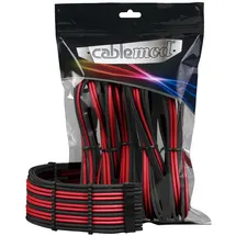 CableMod CM-PCAB-BKIT-NKKR-3PK-R Kabelverlängerungsset, Schwarz/Rot