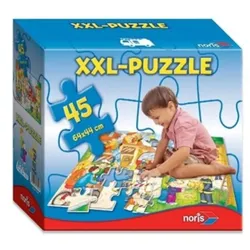 Noris Puzzle Riesenpuzzle 45 tlg. Feuerwehr, 45 Puzzleteile