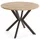 WFL GROUP Valio Ø 90 cm ausziehbar 130 cm braun