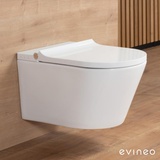 evineo ineo4 & ineo5 Wand-Dusch-WC mit Sitzheizung, oval,, BE4036WH,