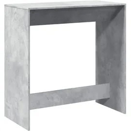 vidaXL Bartisch Betongrau 102x50x103,5 cm Holzwerkstoff