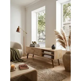 KADIMA DESIGN Garda TV-Lowboard 145x47x35 cm Braun Holz/Metall