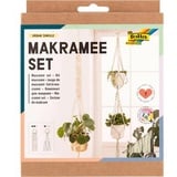 Folia Makramee-Set Urban Jungle natur, rosé