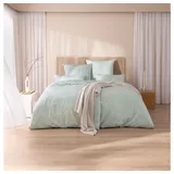 Estella Mako-Satin Judith Paisley elfenbein 135 x 200 cm + 40 x 80 cm/80 x 80 cm