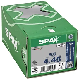 SPAX Universalschraube WIROX A9J 4CUT T-STAR plus T20 4x45mm, 500er-Pack (0191010400455)