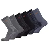 CAMEL ACTIVE Freizeitsocken 6er Pack Schwarz/Mehrfarbig 39-42