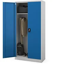 Jan Nowak Aktenschrank 185 x 90 x 45 cm Blau/Grau