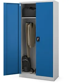 Jan Nowak Aktenschrank 185 x 90 x 45 cm Blau/Grau