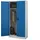 Jan Nowak Aktenschrank 185 x 90 x 45 cm Blau/Grau