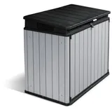 TrendPool Technikbox Classic L in Holzoptik grau