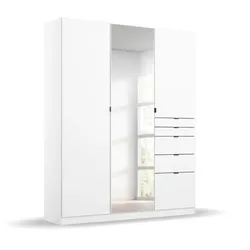 rauch ORANGE Kleiderschrank Ontario 136 x 197 cm Dekor Alpinweiß