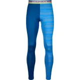 Ortovox Rock'n'Wool Herren Funktionsunterhose blau