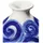 Kähler Tulle Vase 10,5 cm, blau