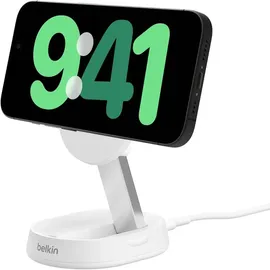 Belkin BOOST Charge Pro Qi2 15W magn.Ladestation weiß WIA008btWH