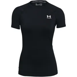 Under Armour HeatGear Kompressionsshirt Damen 001 black/white XXL