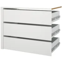 VCM Catania Schubladeneinsatz 3 Schubladen 87 cm bis 180