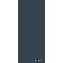 BREUER Badrückwand, Muster: Uni, Aluminium-Verbundplatte - grau