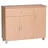 Wohnling Sideboard 90 x 75 x 30 cm buche nachbildung