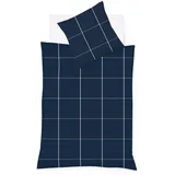FLEURESSE »Lech 4311«, Edelflanell, Baumwolle, in Gr. 135x200, 155x220, 200x200cm blau