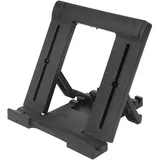 Fafeicy Tablet Ständer Höhenverstellbarer Tragbarer Ständer 7-11 Zoll Tablet PC Desktop Halterung mit Weichem Gummipad (Schwarz)