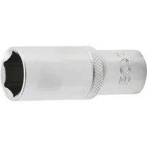 BGS Steckschlüssel-Einsatz Sechskant tief 10 mm (3/8") SW 17 mm