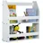 Homestyle4u Wandregal 63 x 60 x 15 cm Weiß