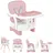 KIKKABOO Chewy Rosa inkl. Sicherheitsgurt