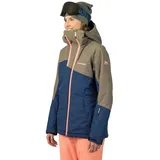 Hannah Maky Col Jacke - Burnt Olive / Mood Indigo - 42