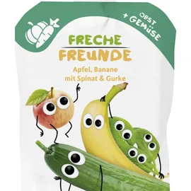 Erdbär Freche Freunde Bio Quetschie Apfel, Banane, Spinat & Gurke 100 g